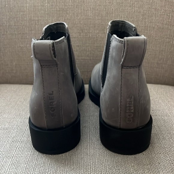 NEW Sorel Emelie II Waterproof Chelsea Boot Gray Size 7 - Picture 7 of 10